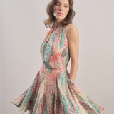 Jardin - Satin Mini Dress