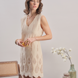 Boho - Embroidered Mini Dress