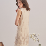Boho - Embroidered Mini Dress