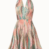 Jardin - Satin Mini Dress