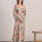 Jardin - Satin Maxi Dress