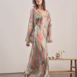 Jardin - Satin Maxi Dress