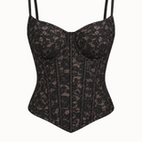 Black Lace Corset Bustier