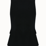 Tailored Velvet Vest with Chinese Knot Buttons