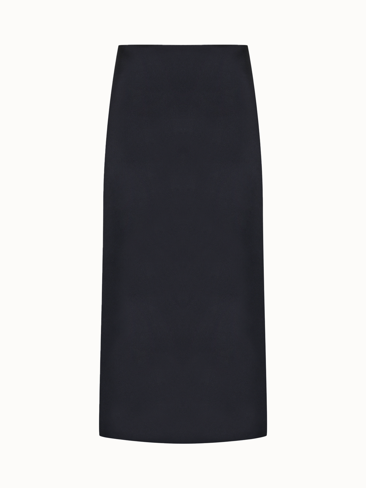 Satin Midi Pencil Skirt