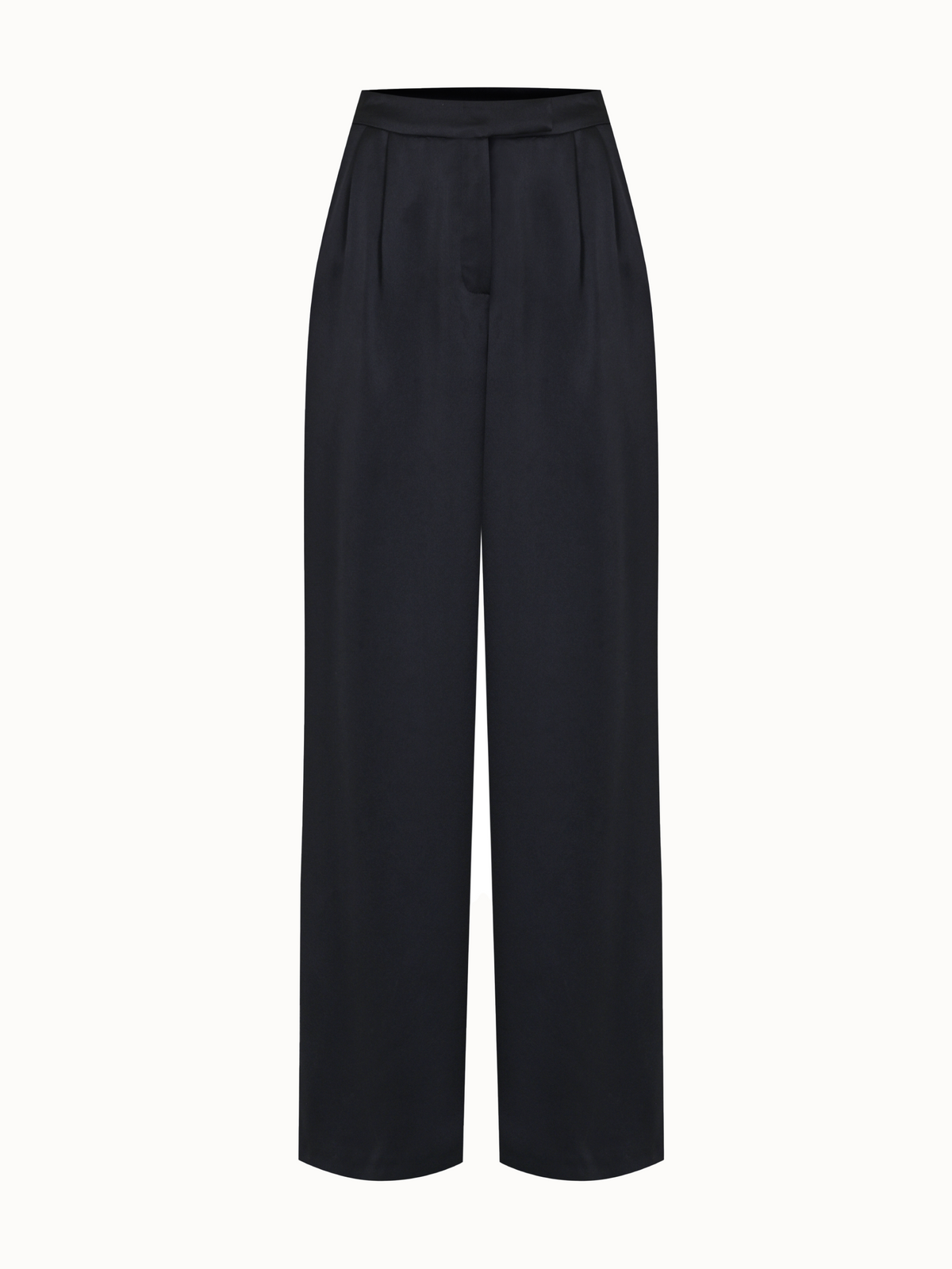 Satin Wide-Leg Pants