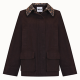 Urban - Waxed Canvas Jacket / Chocolate Brown
